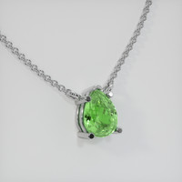 1.08 Ct. Gemstone Necklace, 14K White Gold 2