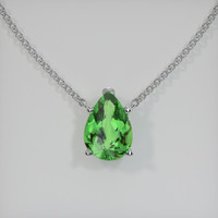 1.70 Ct. Gemstone Necklace, 14K White Gold 1