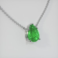 1.70 Ct. Gemstone Necklace, 14K White Gold 2