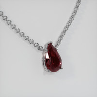 2.18 Ct. Gemstone Necklace, 14K White Gold 2