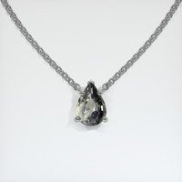 0.68 Ct. Gemstone Necklace, 14K White Gold 1