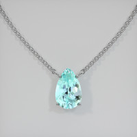 1.83 Ct. Gemstone Necklace, 18K White Gold 1