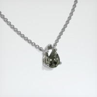 0.68 Ct. Gemstone Necklace, 18K White Gold 2