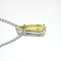 2.20 Ct. Sapphire Necklace, 18K White Gold 3