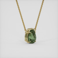 1.10 Ct. Bi Color Sapphire Necklace, 10K Yellow Gold 2