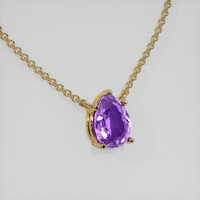 1.50 Ct. Gemstone Necklace, 14K Yellow Gold 2