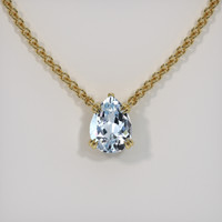 1.73 Ct. Gemstone Necklace, 14K Yellow Gold 1