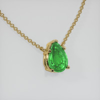 1.70 Ct. Gemstone Necklace, 14K Yellow Gold 2