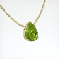 6.78 Ct. Gemstone Necklace, 14K Yellow Gold 2