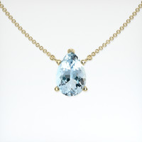 1.76 Ct. Gemstone Necklace, 18K Yellow Gold 1