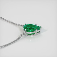 Emerald Necklace 0.96 Ct., 18K White Gold Preview