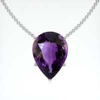 24.97 Ct. Gemstone Necklace, 18K White Gold 1