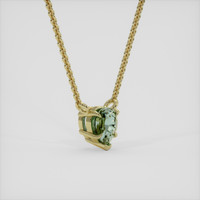 0.43 Ct. Bi Color Sapphire Necklace, 10K Yellow Gold 2