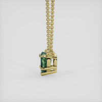 0.44 Ct. Bi Color Sapphire Necklace, 10K Yellow Gold 3