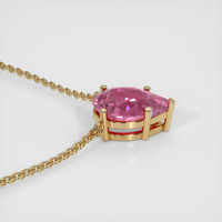 1.27 Ct. Sapphire Necklace, 14K Yellow Gold 3