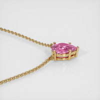 0.78 Ct. Sapphire Necklace, 14K Yellow Gold 3