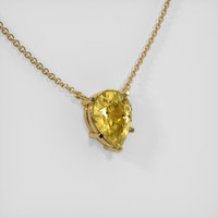 1.11 Ct. Sapphire Necklace, 14K Yellow Gold 2