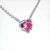 2.57 Ct. Sapphire Necklace, Platinum 950 2