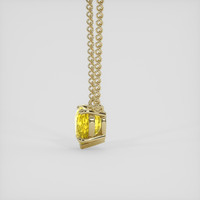 2.89 Ct. Yellow Sapphire Necklace, 14K Yellow Gold 3