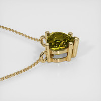 4.22 Ct. Sapphire Necklace, 14K Yellow Gold 3