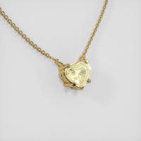 0.80 Ct. Sapphire Necklace, 14K Yellow Gold 2