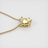 0.80 Ct. Sapphire Necklace, 14K Yellow Gold 3