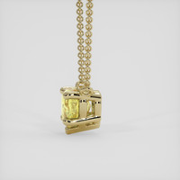 1.05 Ct. Yellow Sapphire Necklace, 18K Yellow Gold 3
