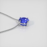 3.30 Ct. Sapphire Necklace, Platinum 950 3