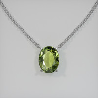 2.25 Ct. Gemstone Necklace, Platinum 950 1