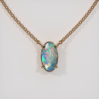 0.85 Ct. Gemstone Necklace, 14K Rose Gold 1