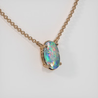 0.85 Ct. Gemstone Necklace, 14K Rose Gold 2