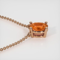 0.93 Ct. Gemstone Necklace, 14K Rose Gold 3