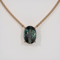 2.32 Ct. Gemstone Necklace, 14K Rose Gold 1