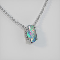 0.85 Ct. Gemstone Necklace, 14K White Gold 2