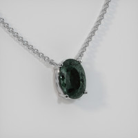 2.32 Ct. Gemstone Necklace, 14K White Gold 2