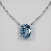 1.20 Ct. Gemstone Necklace, 18K White Gold 1