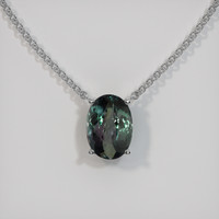 2.32 Ct. Gemstone Necklace, 18K White Gold 1