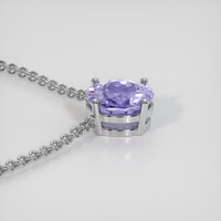 2.31 Ct. Sapphire Necklace, 18K White Gold 3