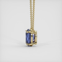 1.36 Ct. Purplish Blue Cobalt Spinel Necklace, 14K Yellow Gold 3