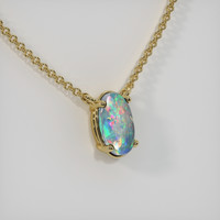 0.85 Ct. Gemstone Necklace, 14K Yellow Gold 2