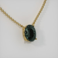 2.32 Ct. Gemstone Necklace, 14K Yellow Gold 2