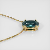 3.24 Ct. Sapphire Necklace, 14K Yellow Gold 3