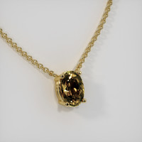 1.15 Ct. Gemstone Necklace, 18K Yellow Gold 2