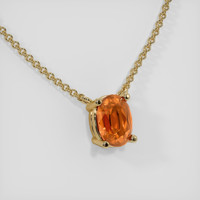 0.93 Ct. Gemstone Necklace, 18K Yellow Gold 2