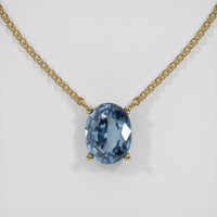1.20 Ct. Gemstone Necklace, 18K Yellow Gold 1