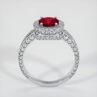 1.49 Ct. Ruby Ring, 10K White Gold 3