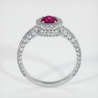 0.61 Ct. Ruby Ring, 14K White Gold 3