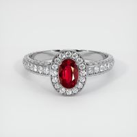 Ruby Ring 0.46 Ct., 14K White Gold Preview