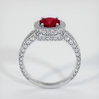 1.49 Ct. Ruby Ring, 14K White Gold 3