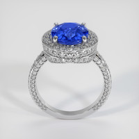 4.25 Ct. Sapphire Ring, 18K White Gold 3